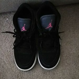 I am selling air 1 jordans black pink and grey